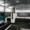 FL-L1560FHR-1500-D220-Raycus Лазерный станок для резки листового металла и труб с кабинетной защитой